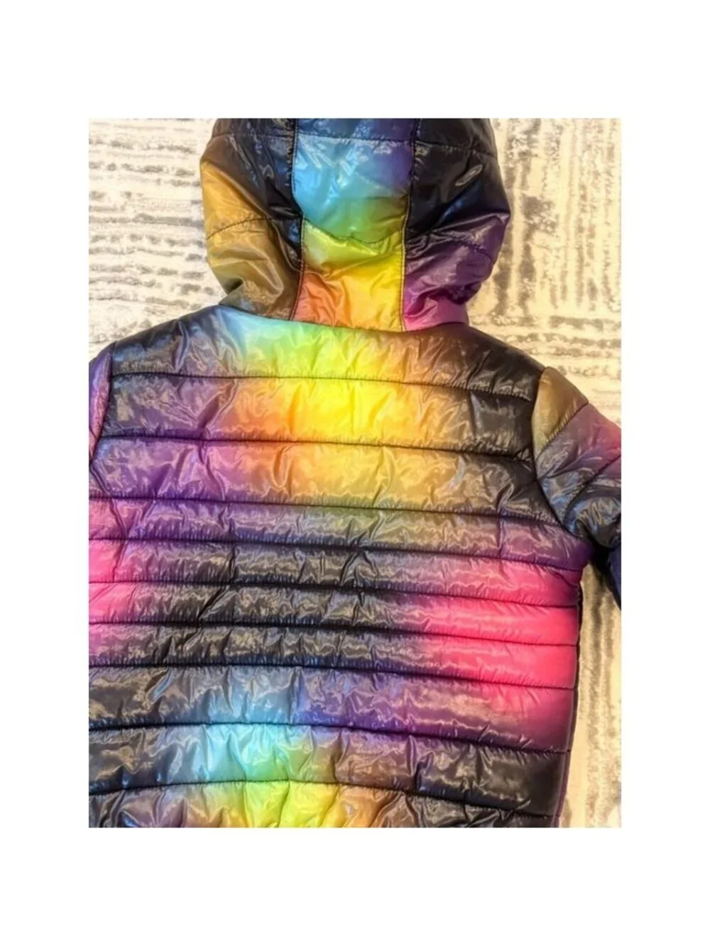 Nike Core Quilted girls Toddler size 2T hooded puffer coat MSRP $100